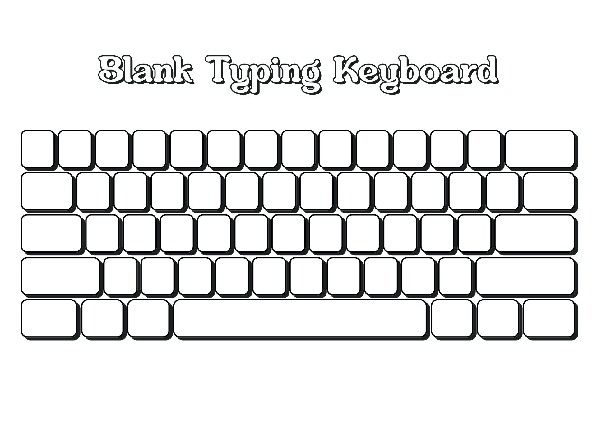 Blank Computer Keyboard Worksheet Education Worksheets Library