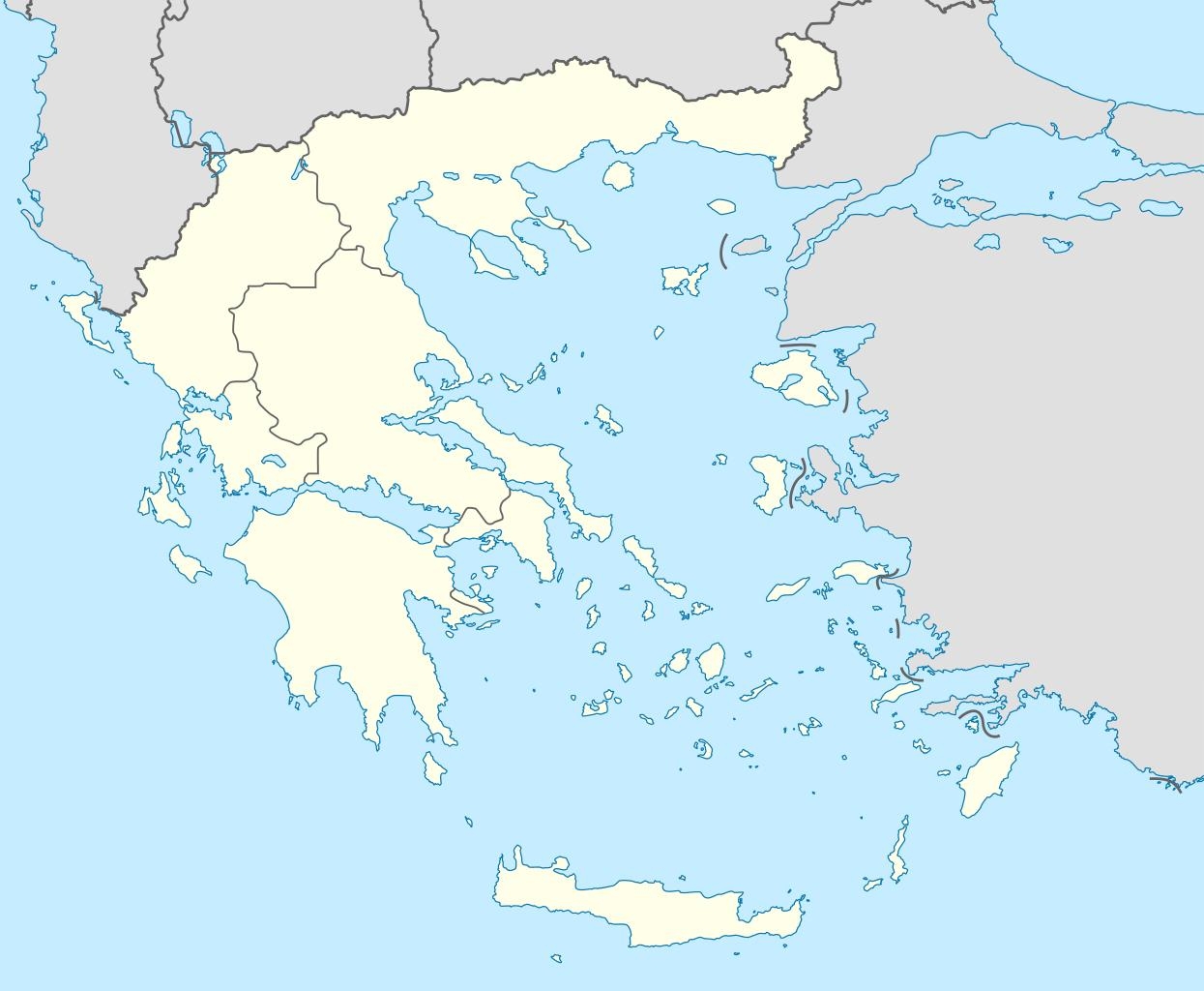 Blank Map Of Greece Outline Map And Vector Map Of Greece