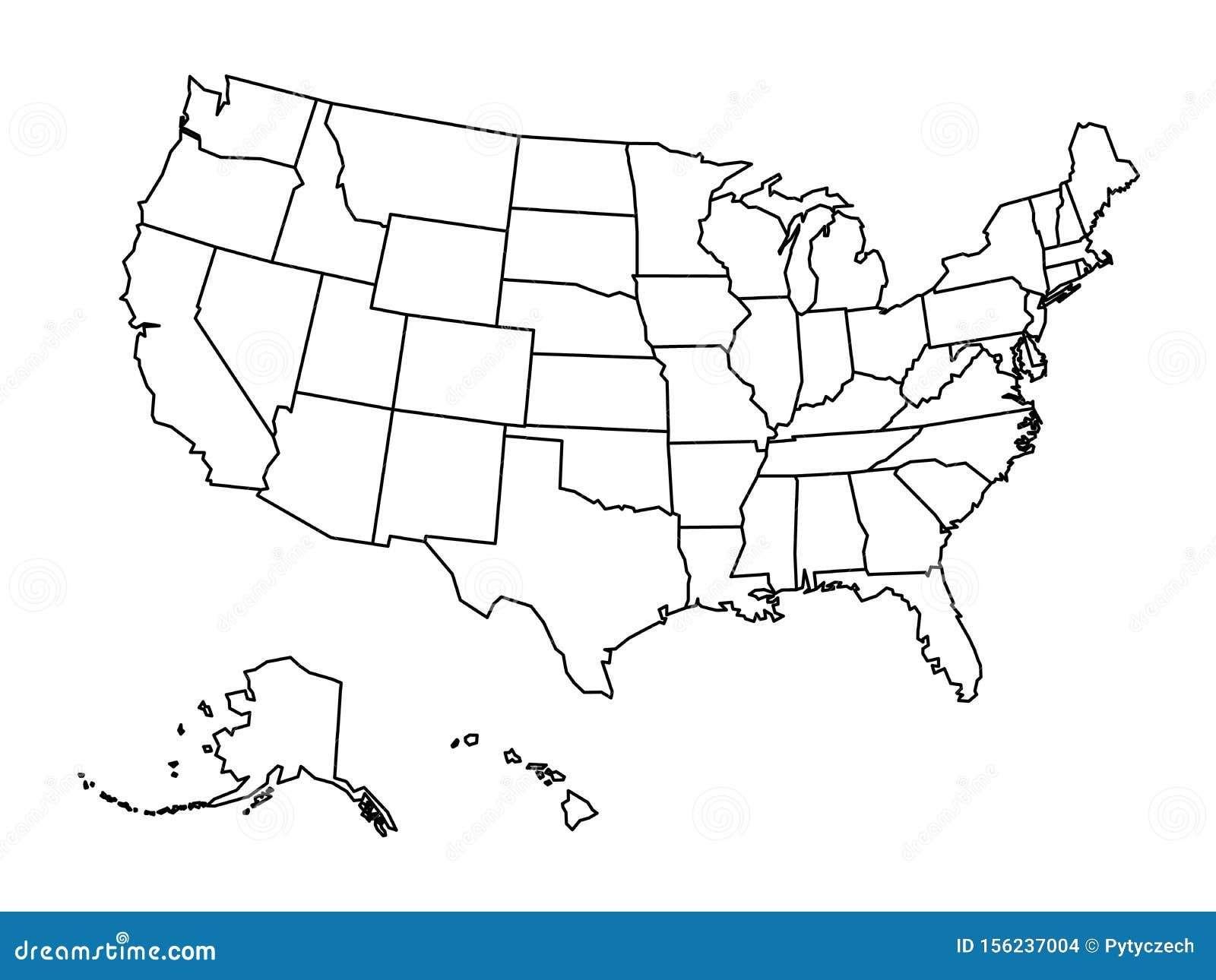 Blank Us Map Printable