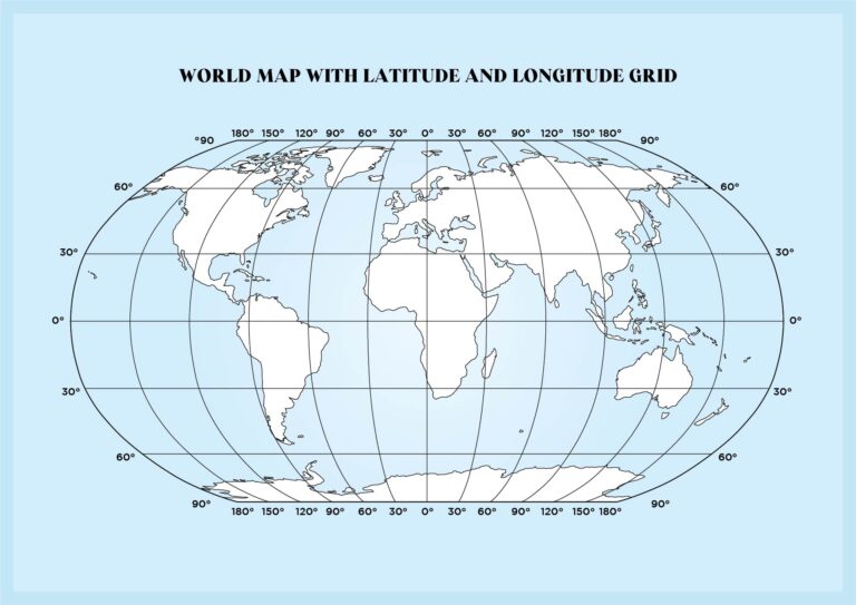 Blank World Maps With Grid 10 Free PDF Printables Printablee Worksheets Library