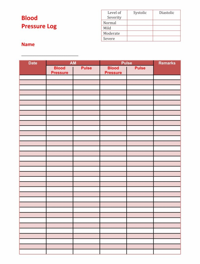 Blood Pressure Chart 20 Free PDF Printables Printablee