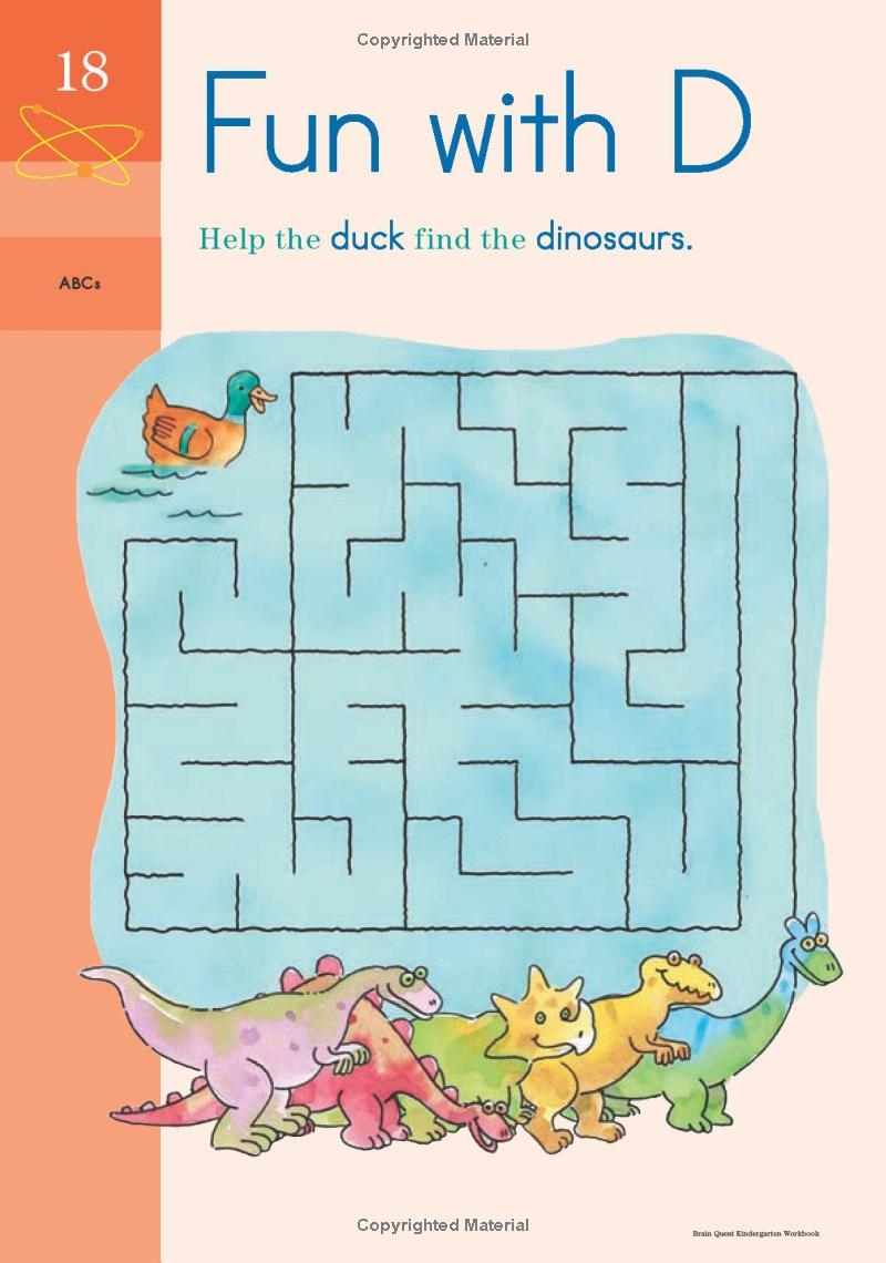 Brain Quest Workbook Kindergarten By Lisa Trumbauer