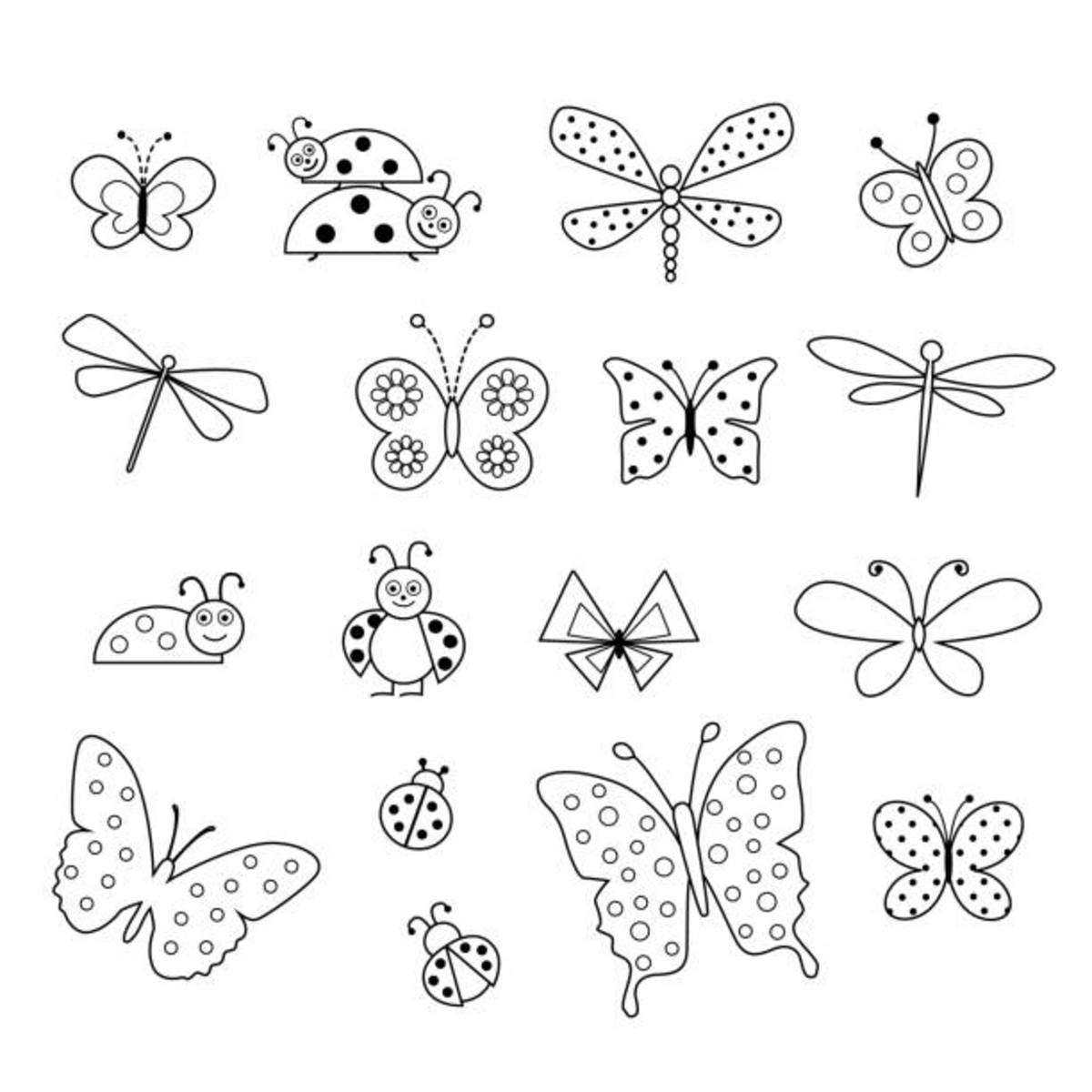 Free Printable Butterfly Coloring Sheets