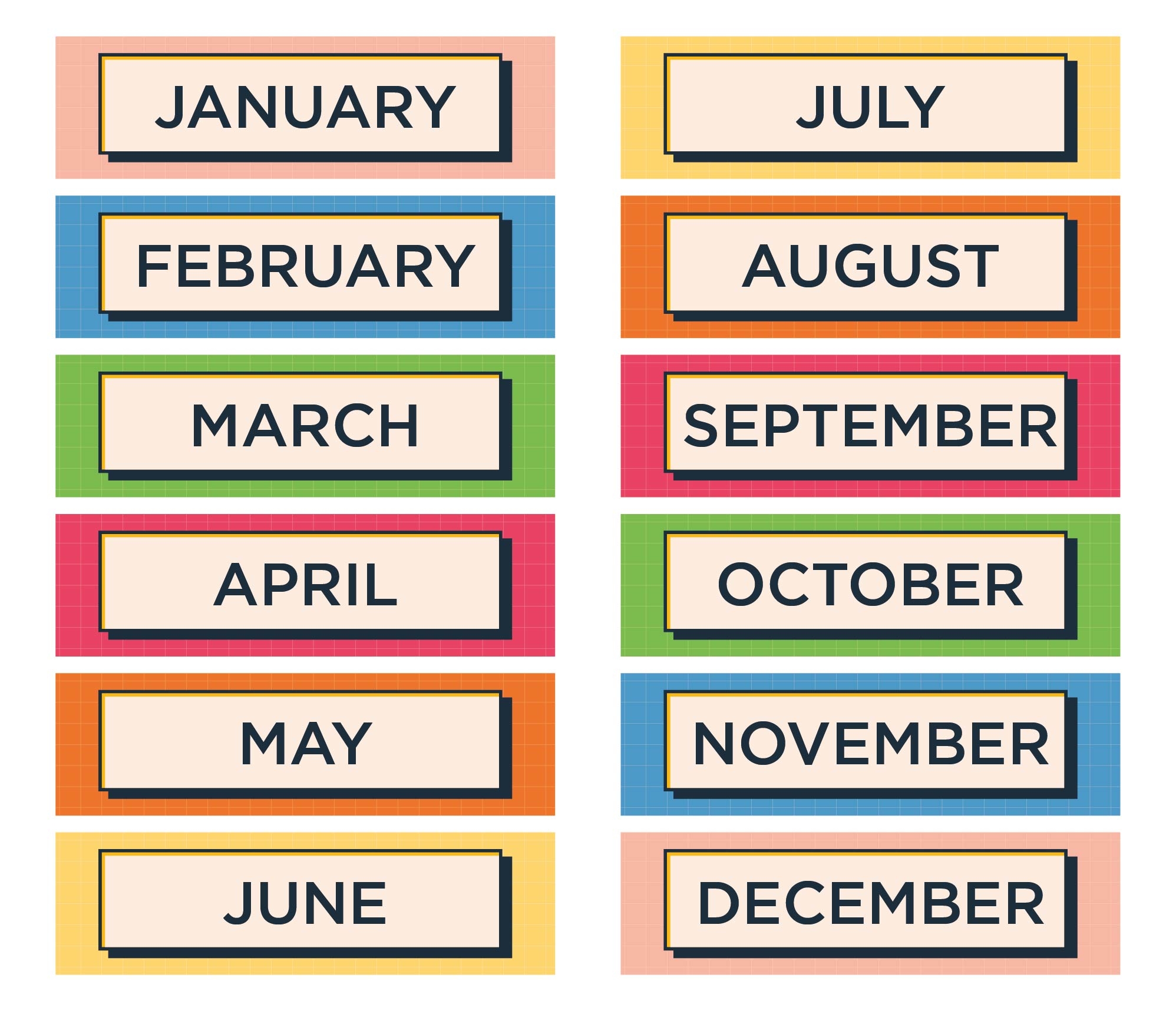Calendar Headers Months 10 Free PDF Printables Printablee Calendar Headers Months 10 Free PDF Printables Printablee