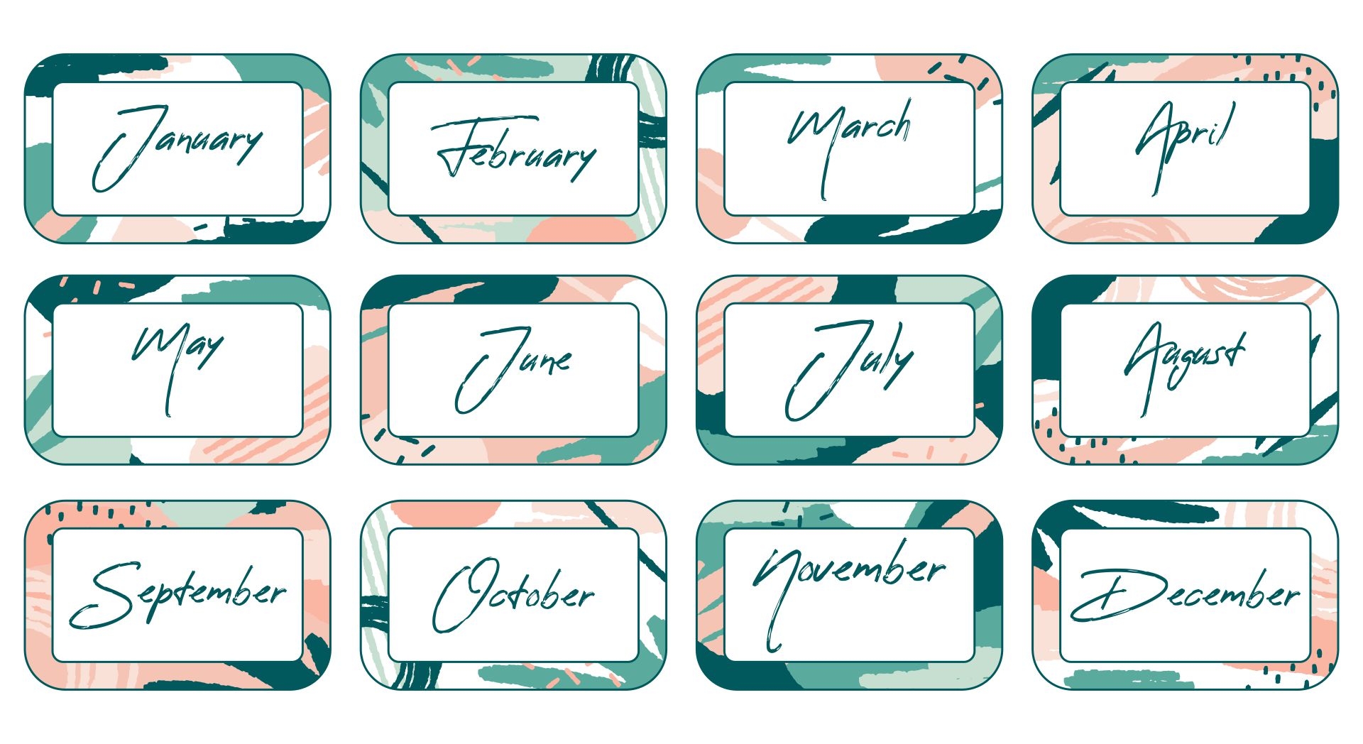 Calendar Headers Months 10 Free PDF Printables Printablee Calendar Headers Months 10 Free PDF Printables Printablee