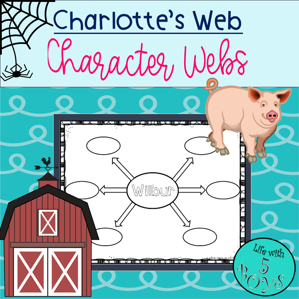 Charlotte s Web Activity Character Webs Made By Teachers