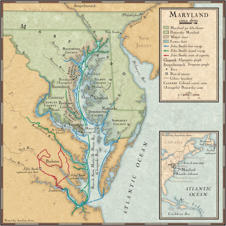 Chesapeake Bay Map Gallery