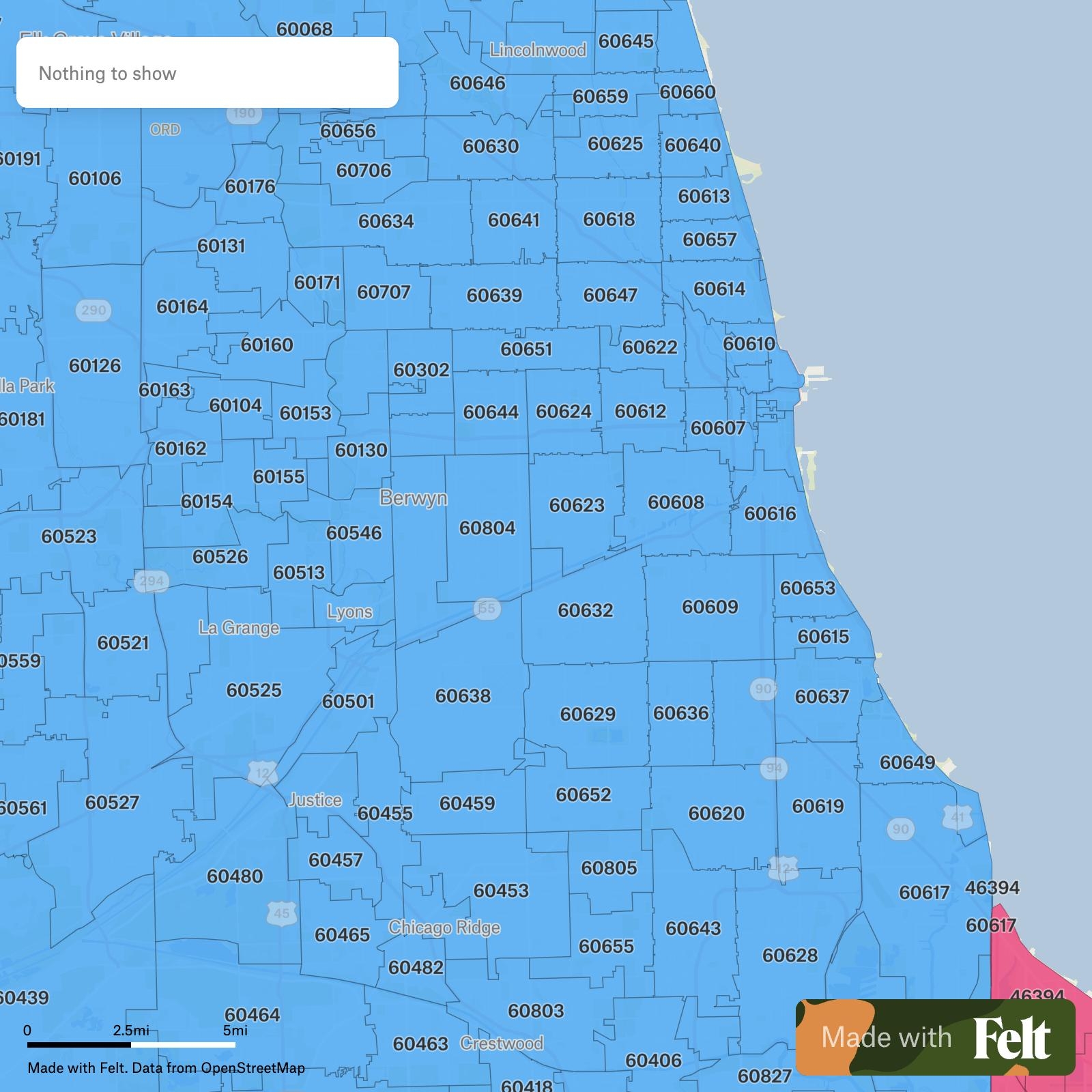Printable Chicago Zip Code Map Printable Chicago Zip Code Map