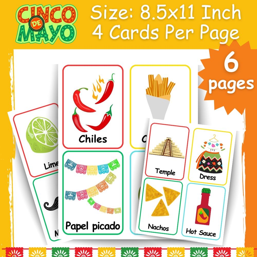Cinco De Mayo Fiesta BUNDLE Printable Games And Crafts No Alcohol Made By Teachers