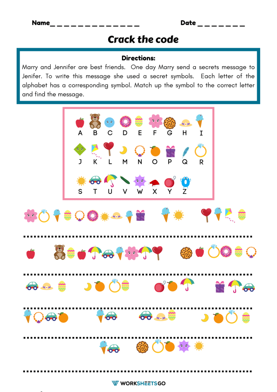 Free Printable Morse Code Worksheets