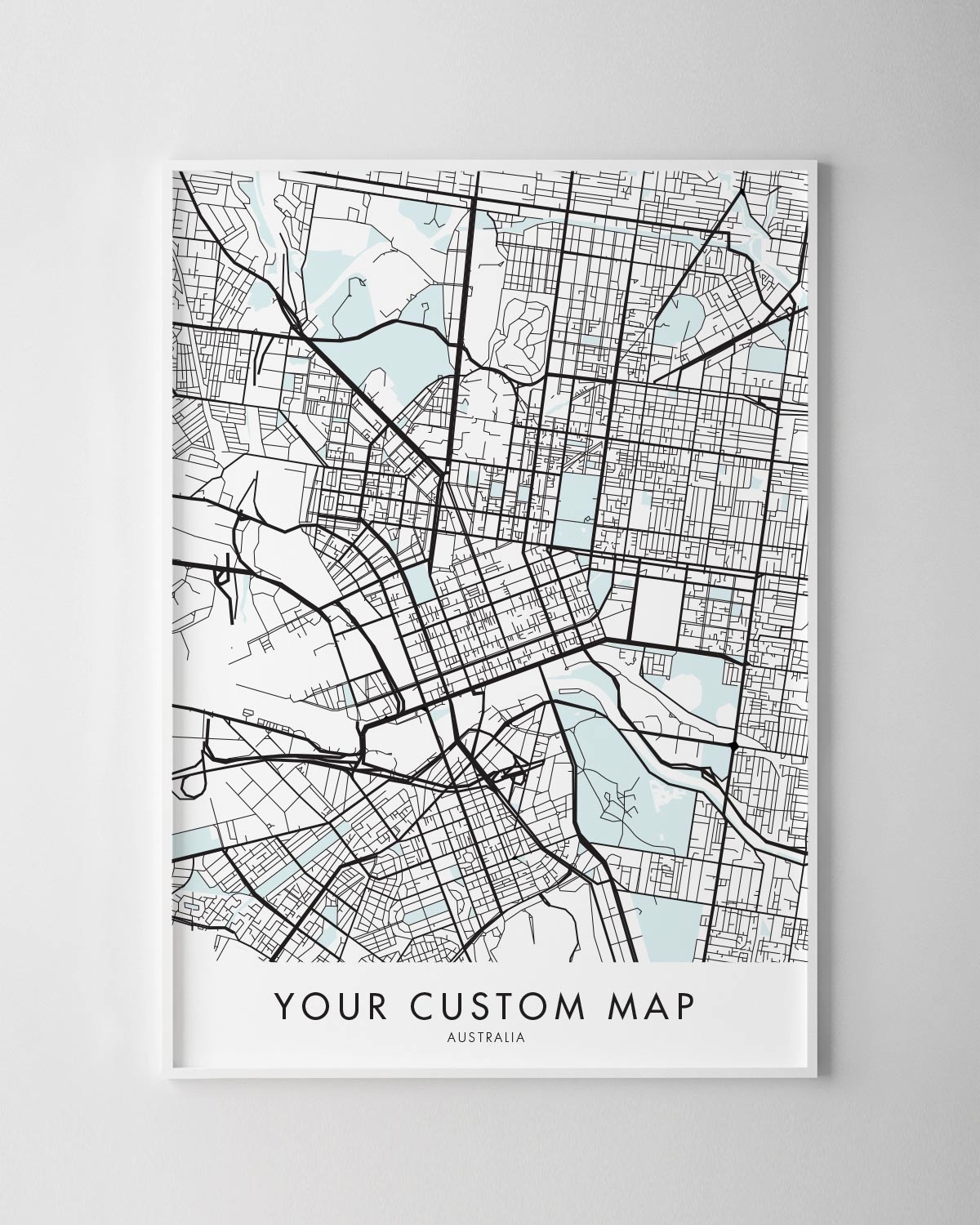 Custom Map Print Chelsea Chelsea