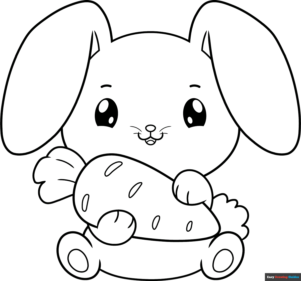 Bunny Coloring Sheets Free Printable