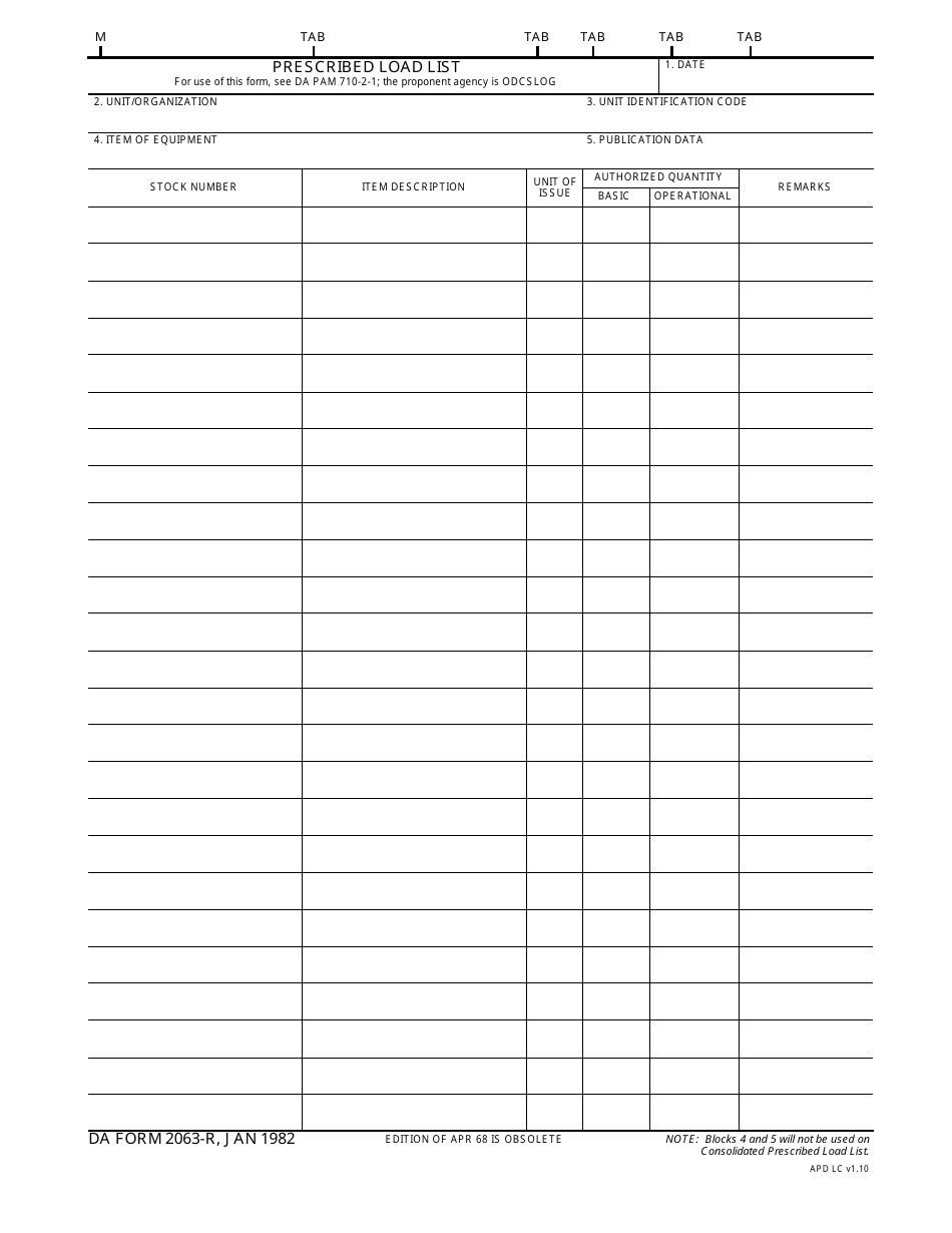 DA Form 2063 R Fill Out Sign Online And Download Fillable PDF Templateroller