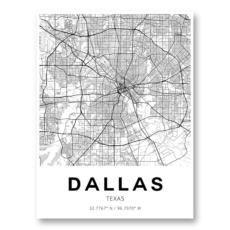 Printable Dallas Neighborhood Map Printable Dallas Neighborhood Map
