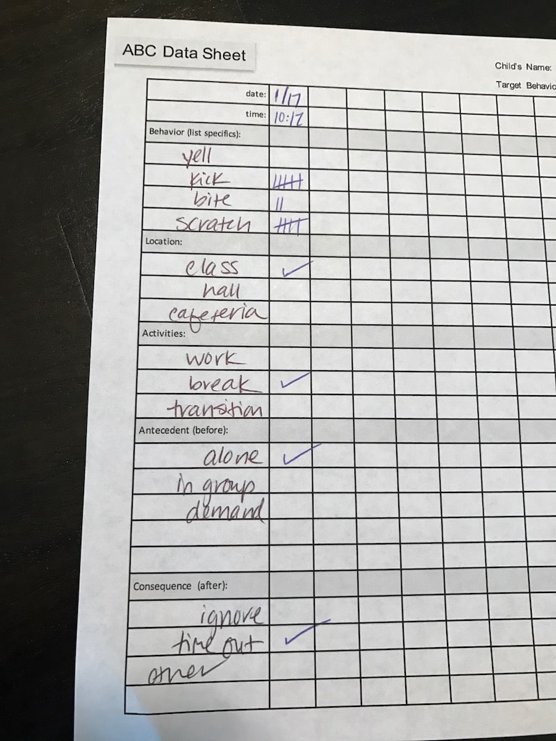 Data Sheets Every Special Ed Teacher Needs The Autism Helper