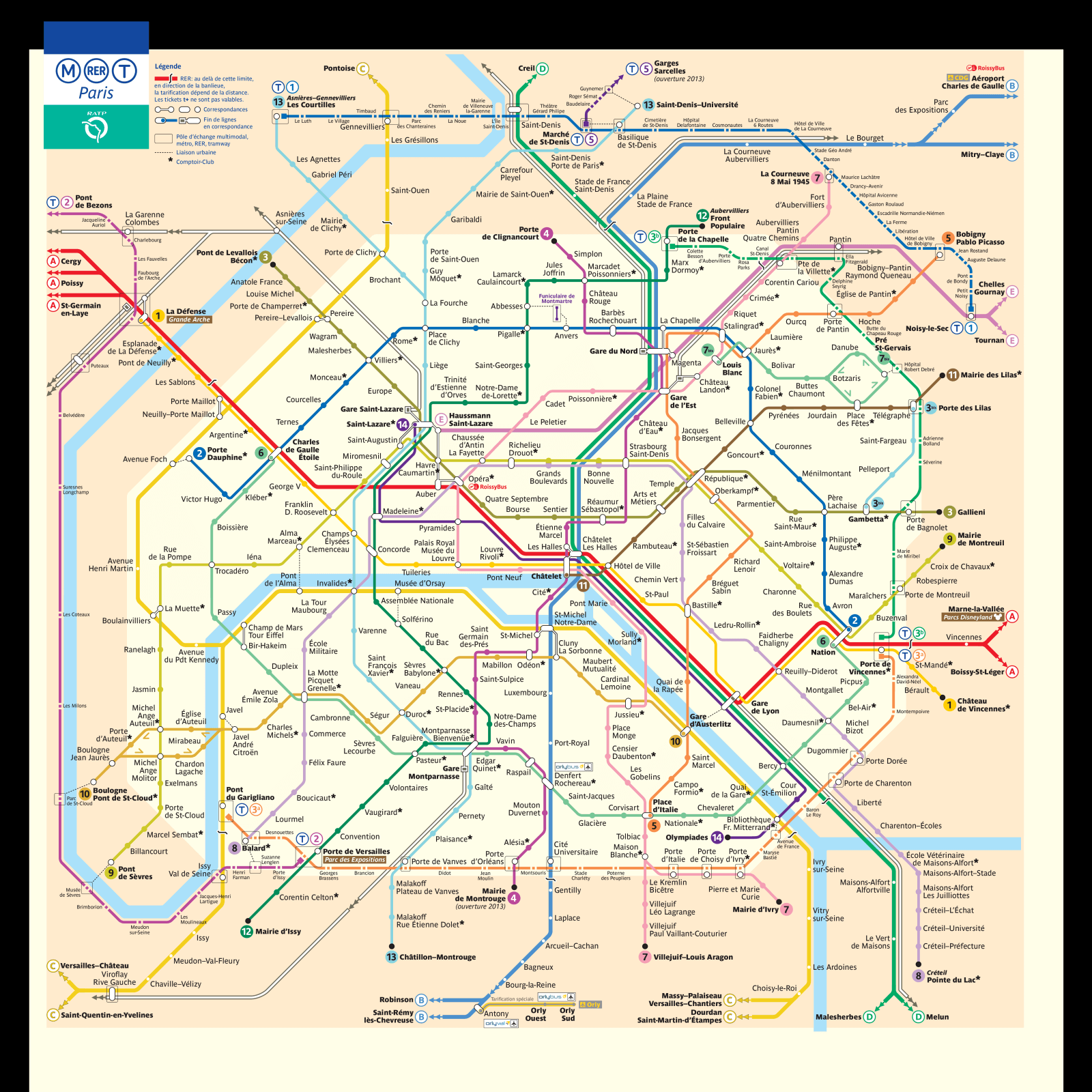 Detailed Metro Map Of Paris City Vidiani Maps Of All Worksheets Library