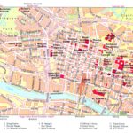 Detailed Tourist Map Of Glasgow City Center Glasgow United Kingdom Europe Mapsland Maps Of The World