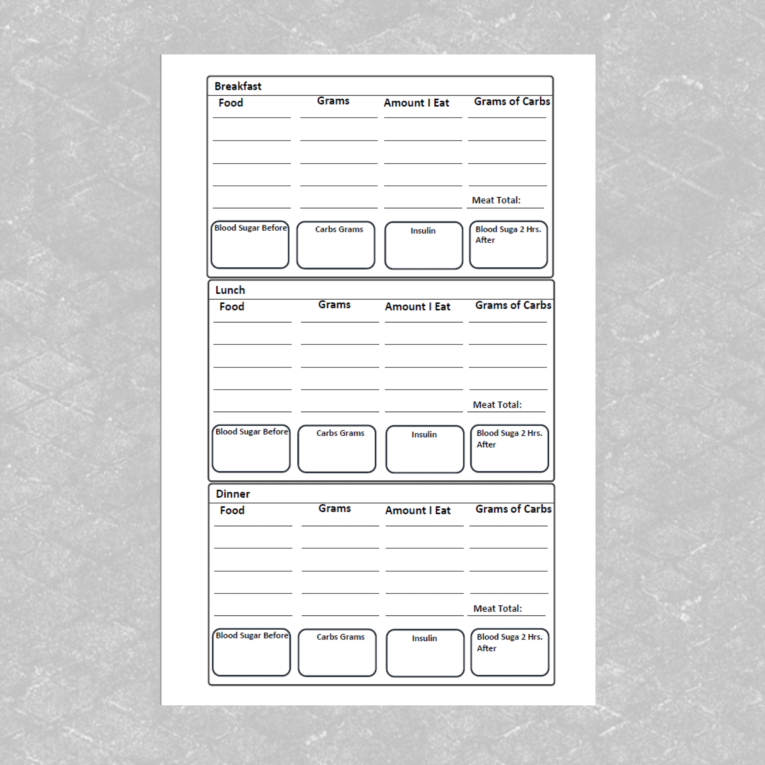 Digital Download Diabetic Carb Counting Journal Diabetic Daily Carbs Carbs Count Journal Includes 1 Printable File In MS Word Doc And PDF File Formats Jeff Glass Creations Custom Webdesigns Custom T Shirt Digital Download Diabetic Carb Counting Journal Diabetic Daily Carbs Carbs Count Journal Includes 1 Printable File In MS Word Doc And PDF File Formats Jeff Glass Creations Custom Webdesigns Custom T Shirt