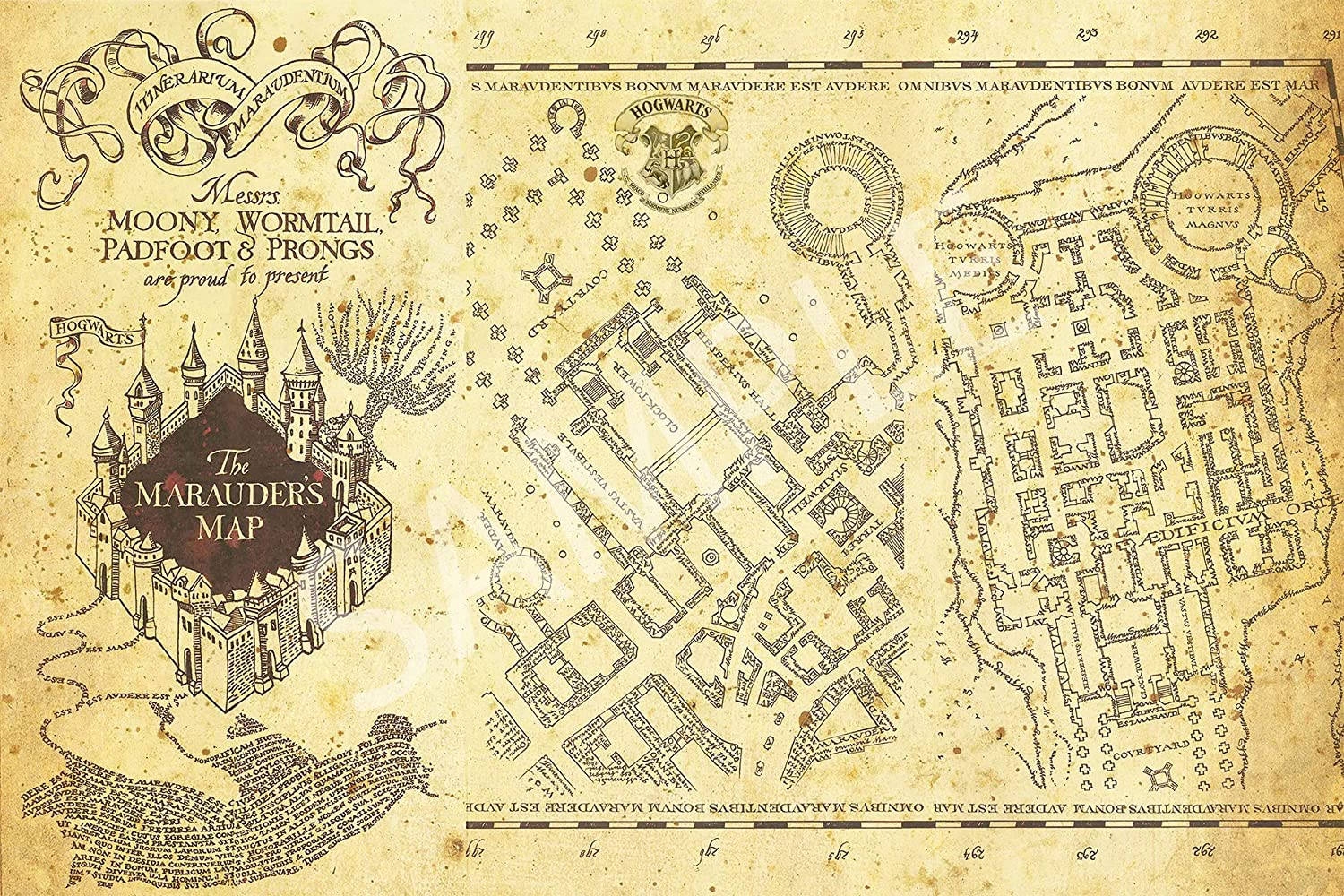 Marauders Map Printable Pdf Free Download
