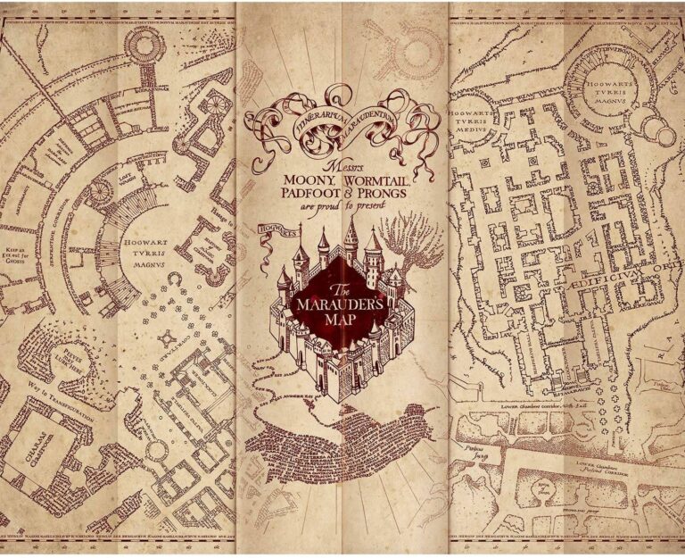 Download Marauders Map Front Page Wallpaper Wallpapers