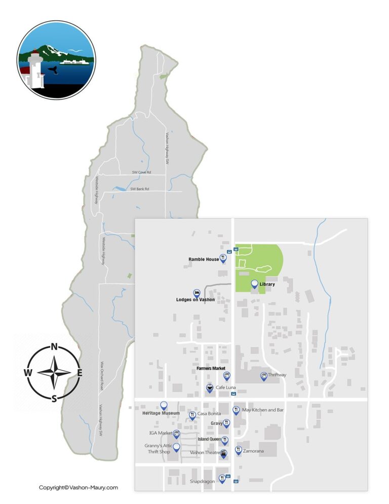Download Or Print Your Vashon Island Map Today