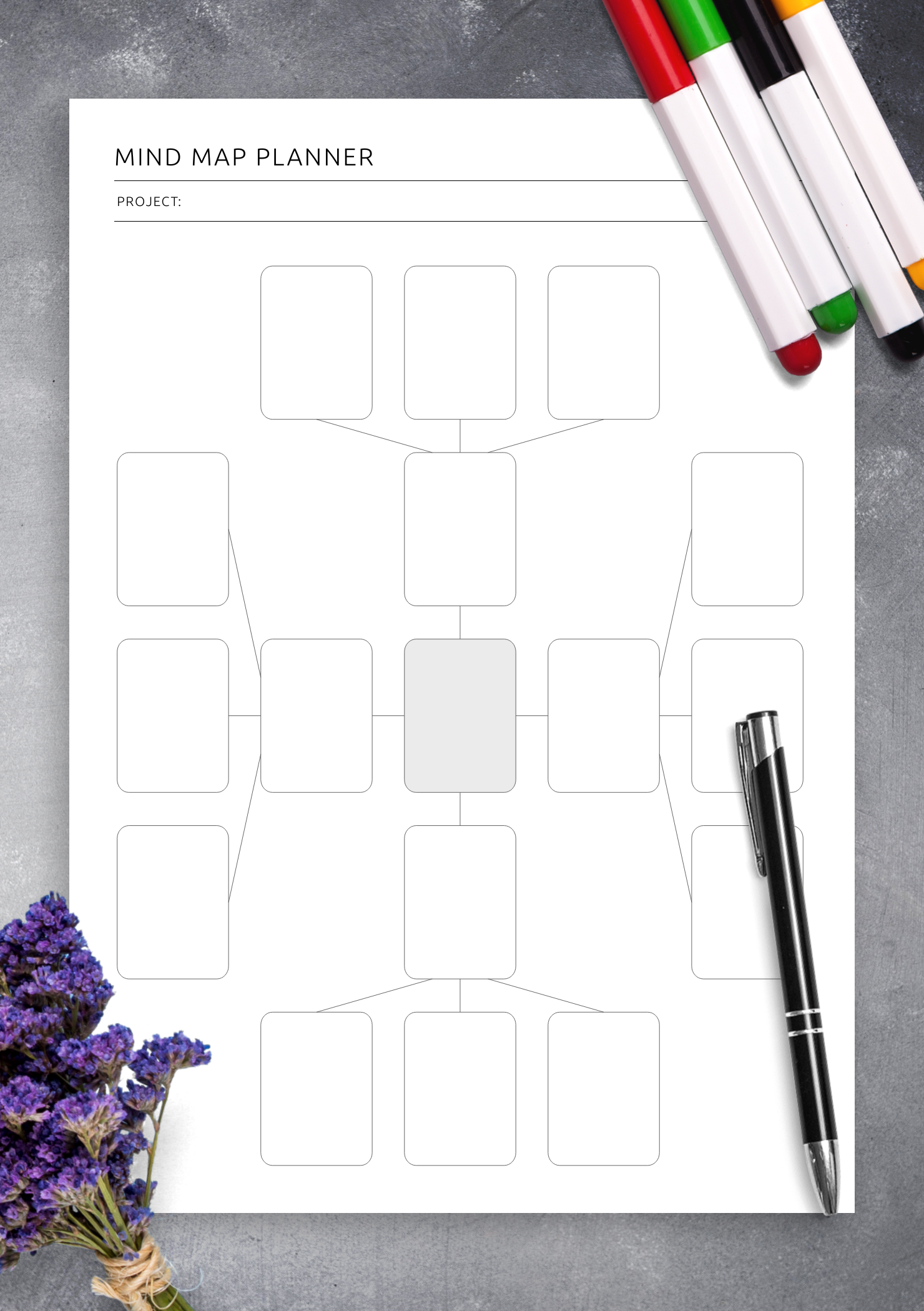 Printable Mind Map Templates