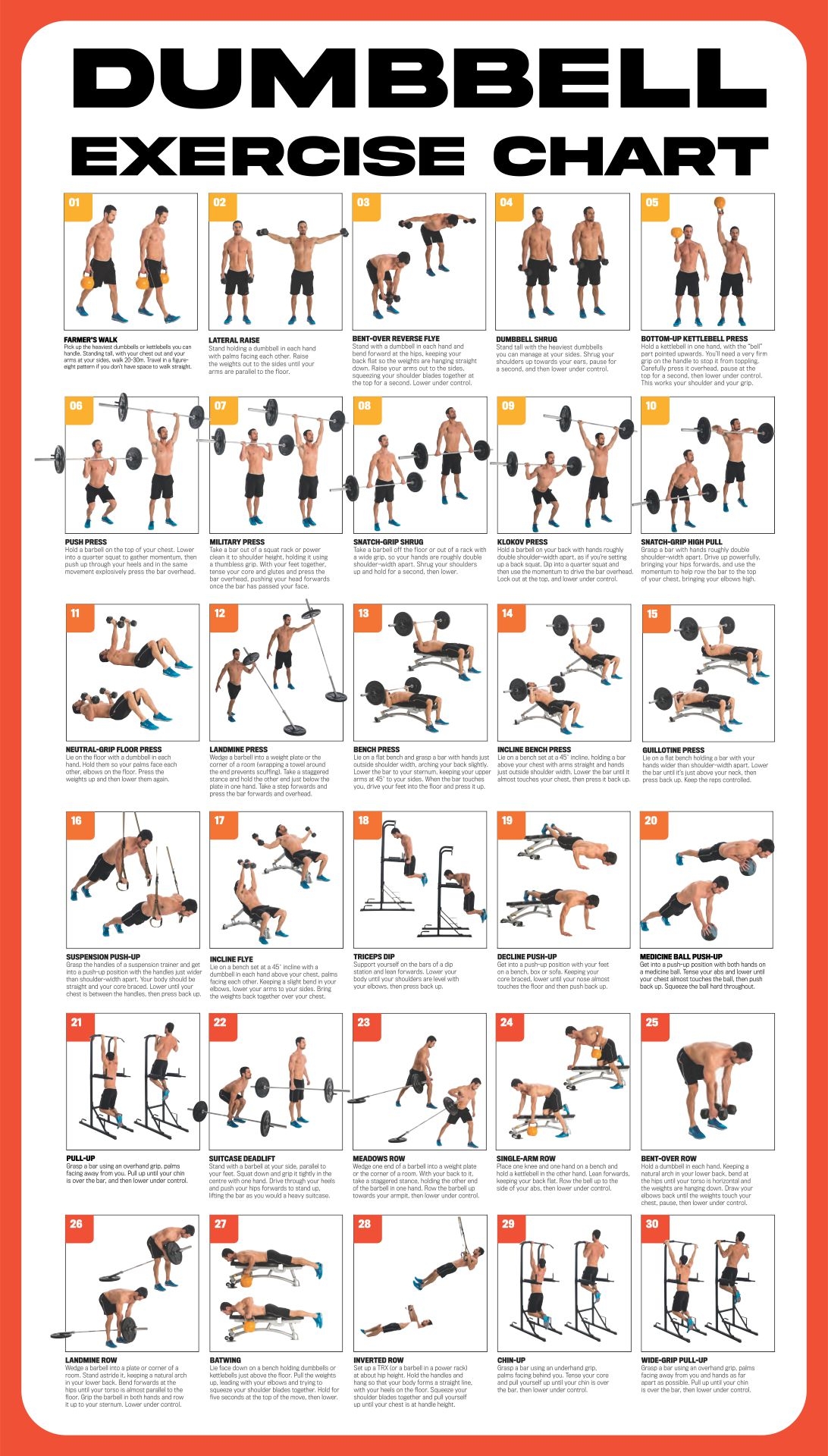 Printable Bowflex Workout Chart Free Download