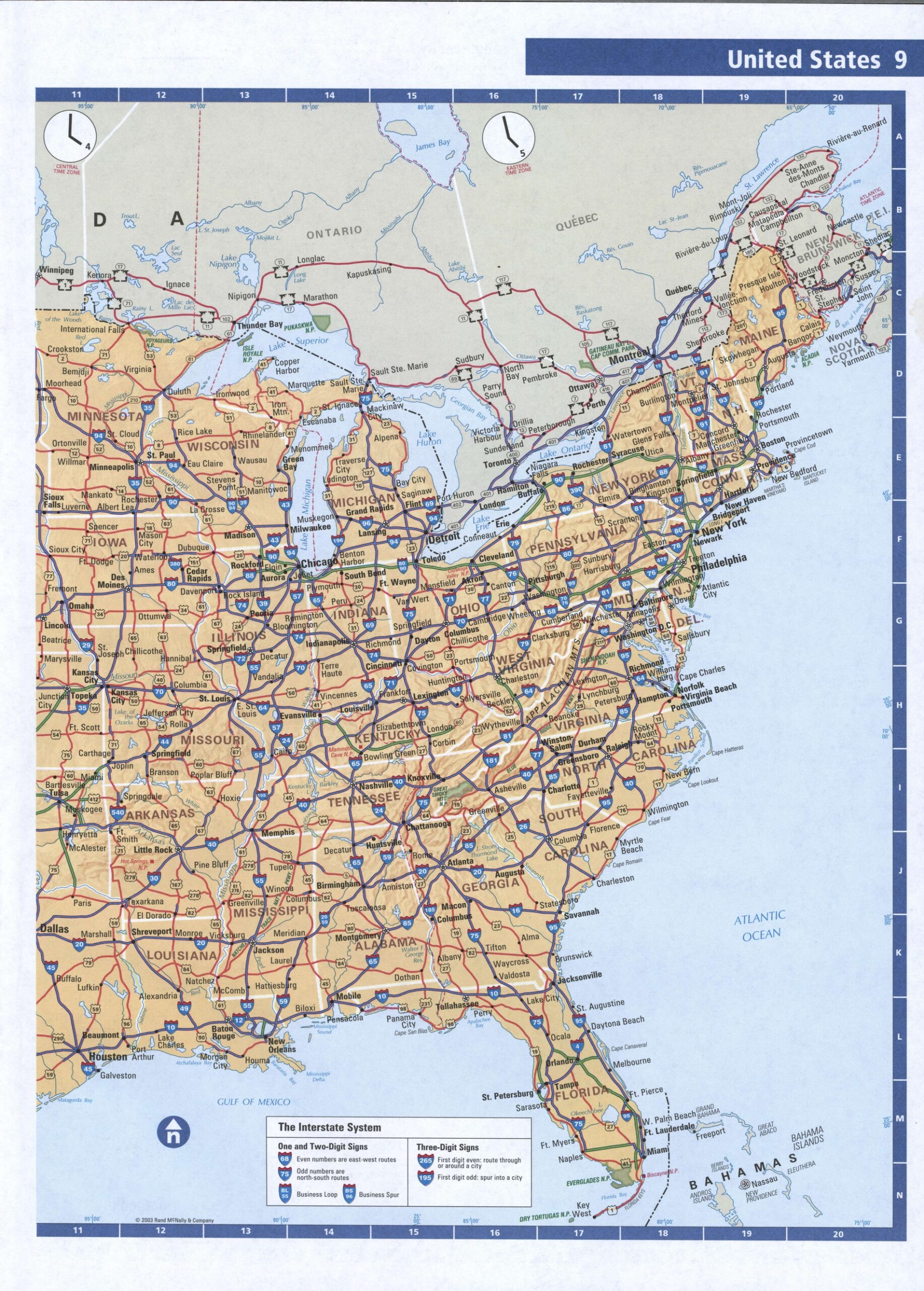 Eastern Coast USA Map Map Of East Coast USA States With Cities Worksheets Library