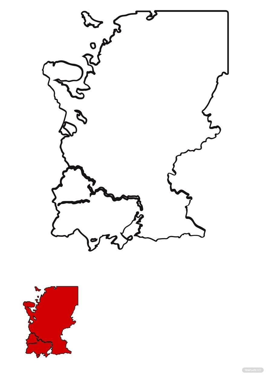 Eastern Europe Map Coloring Page In PDF Download Template