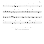 Easy Sheet Music For Beginners Free Easy Trombone Sheet Music Old MacDonald Had A Farm