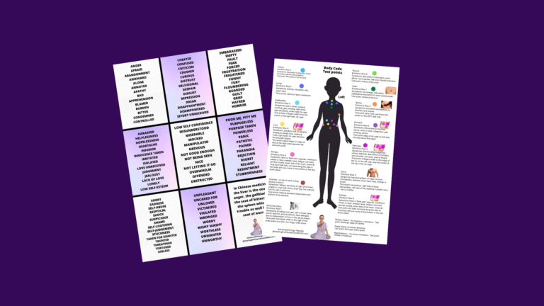 Emotion Code Chart Download Healing The Planet From Within