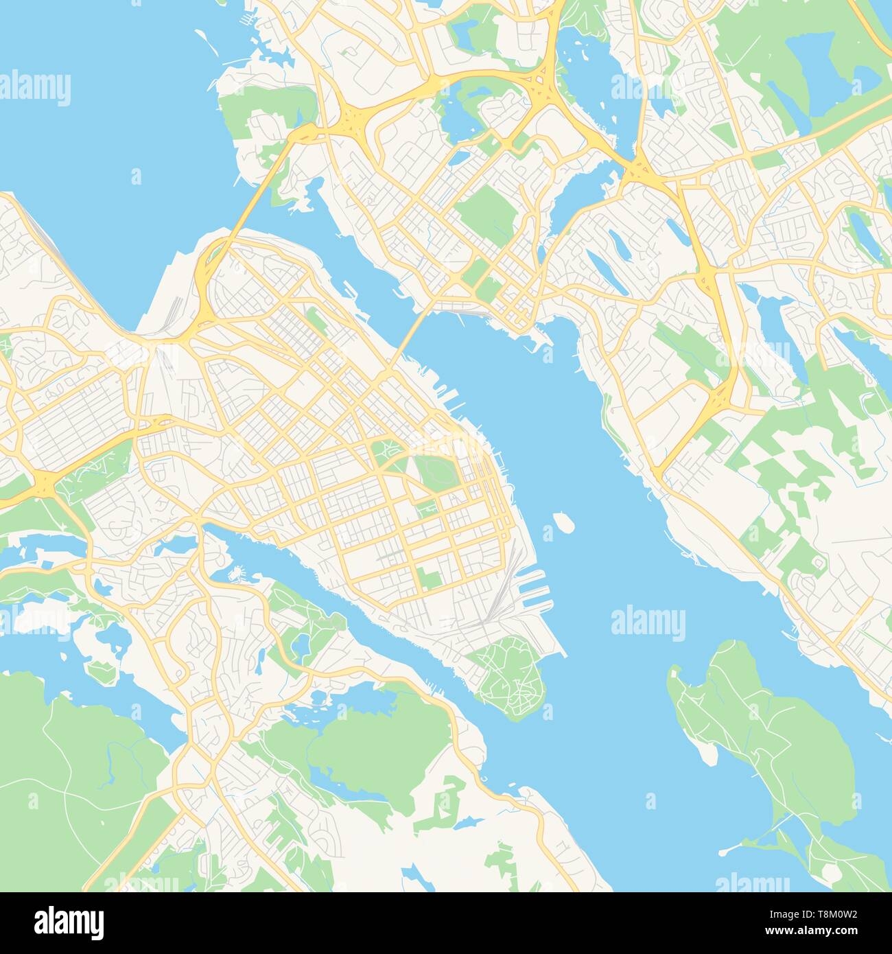 Nova Scotia Printable Map