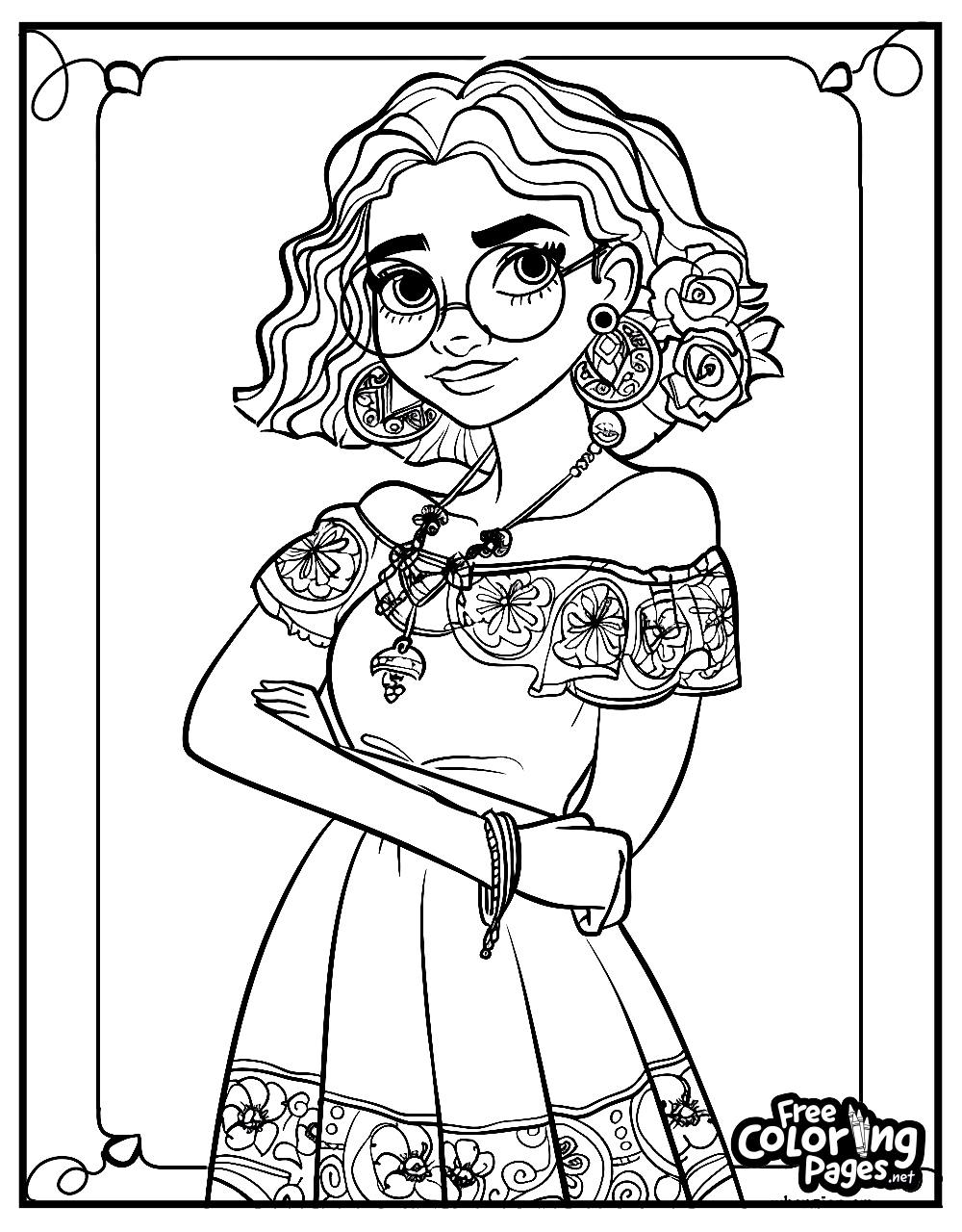 Encanto Coloring Pages Free Coloring Pages