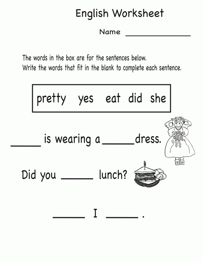Printable English Worksheets Ks2 Printable English Worksheets Ks2