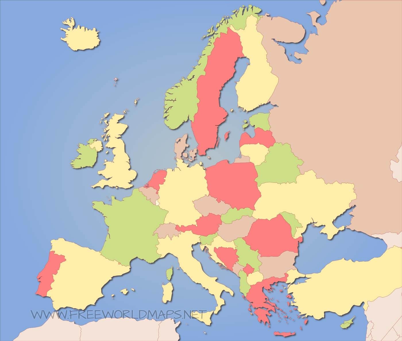 Europe Blank Map