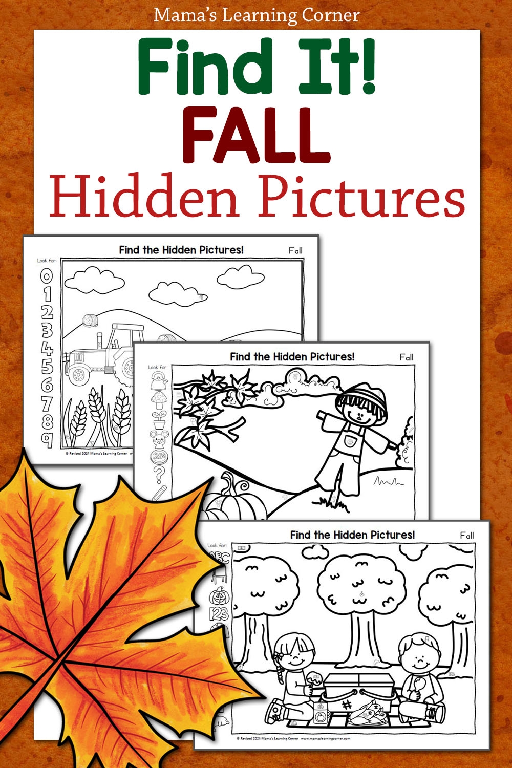 Hidden Pictures Printable Worksheets