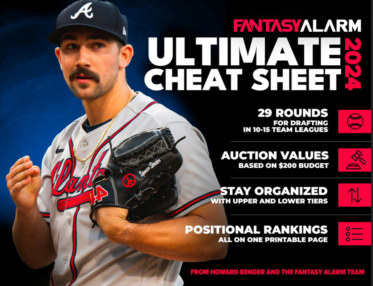 Fantasy Baseball Cheat Sheet Printable PDF For All League Types