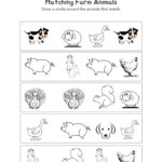 Farm Animals Worksheets Etsy