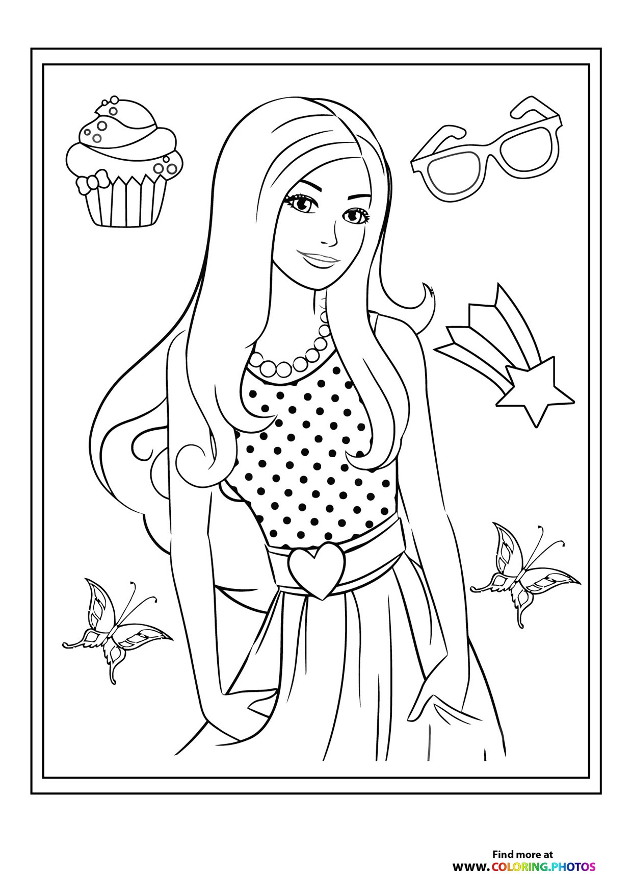 Printable Color Sheets For Girls