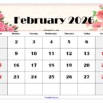 February 2026 Calendar Printable PDF With Holidays Templates