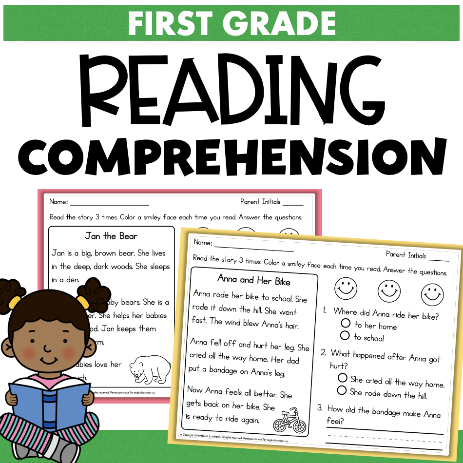 Free Printable First Grade Reading Worksheets