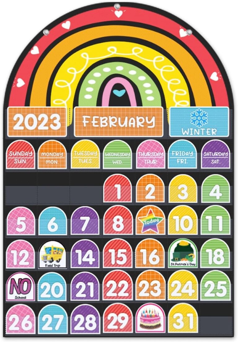 Flip Chart Colorful Calendar Bulletin Board Set At Lakeshore Learning Magnetic Flip Calendar For Classroom