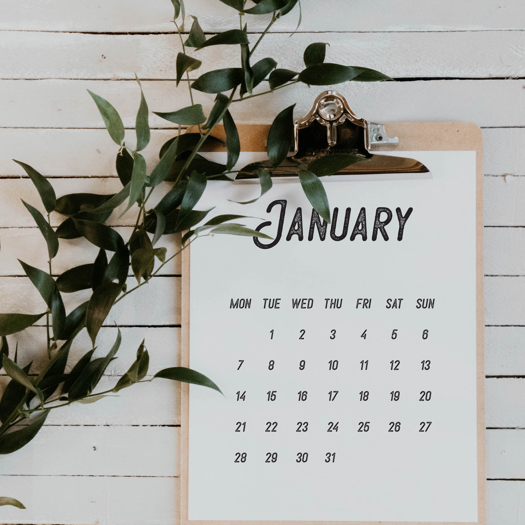 Home Calendar Printable