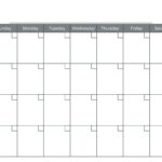 Free 4 Week Calendar Printable PDF