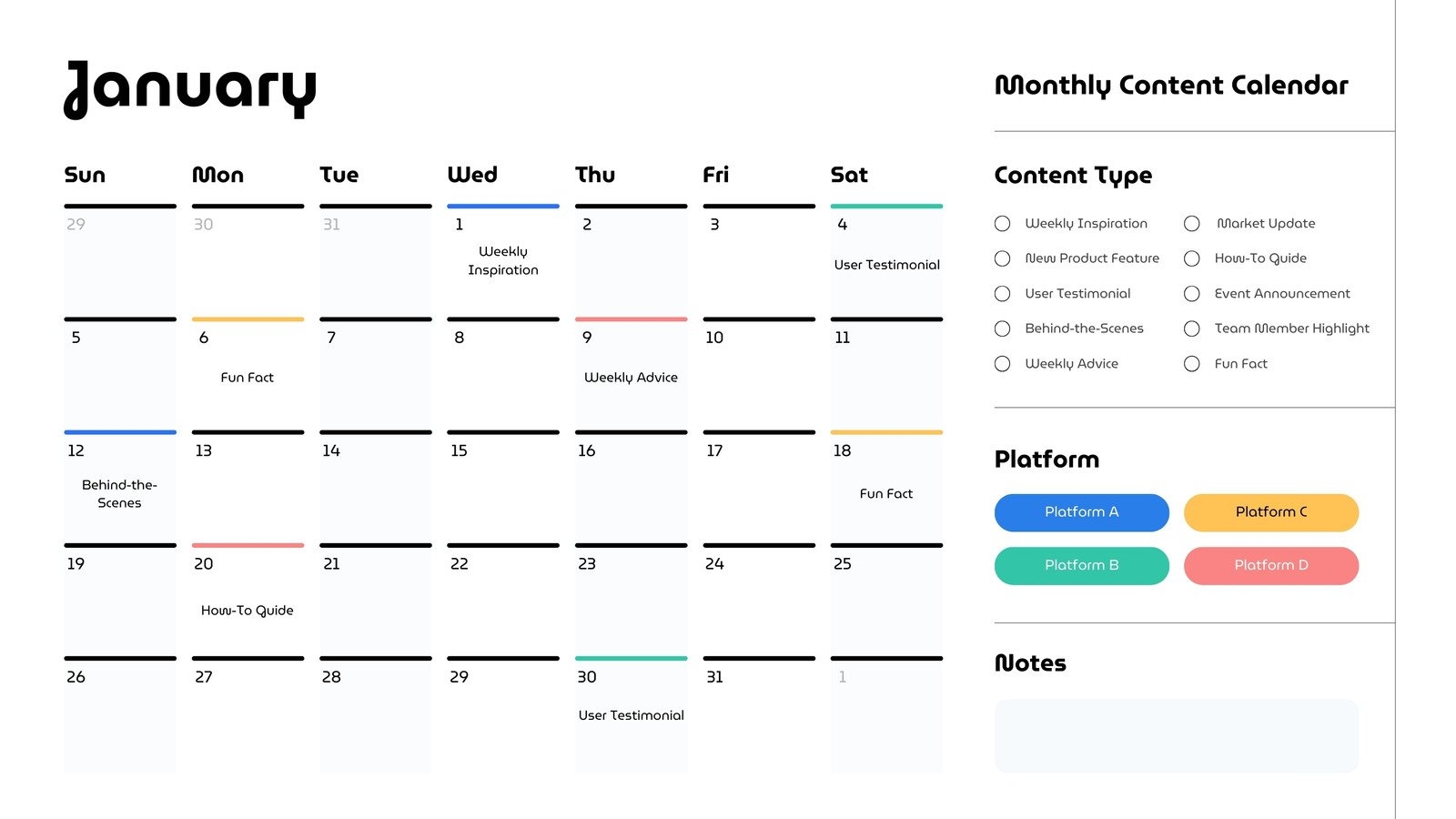 Printable Calendar Templates