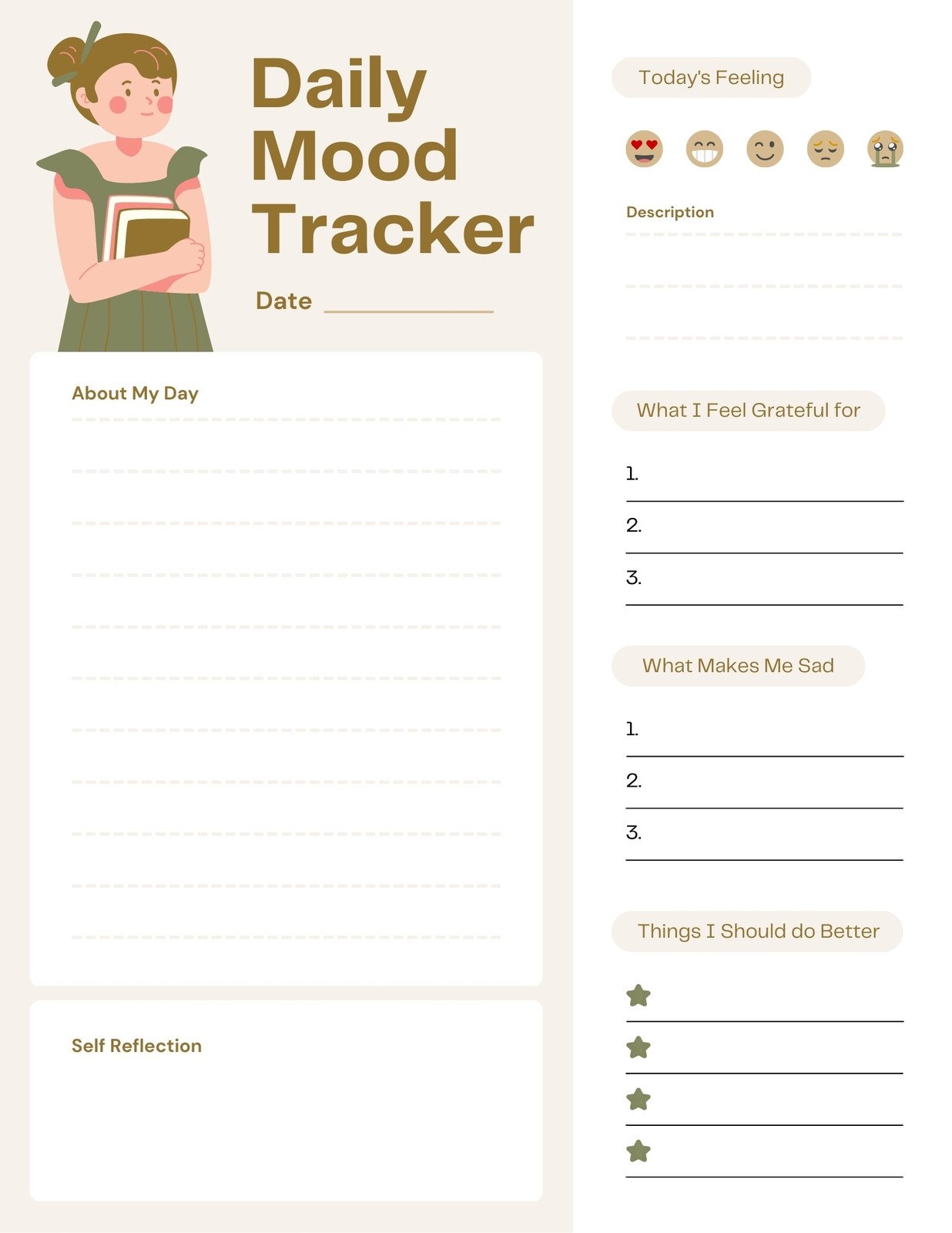 Free And Customizable Mood Templates Free And Customizable Mood Templates