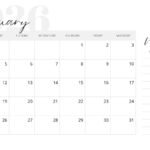 Free And Editable January 2026 Calendar Templates Canva