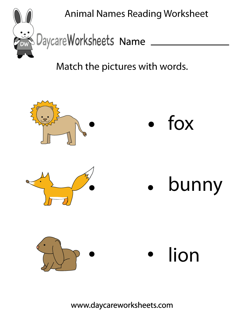 Learn To Read Printable Worksheets