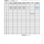 Free Attendance Sheet Template Breeze Clock