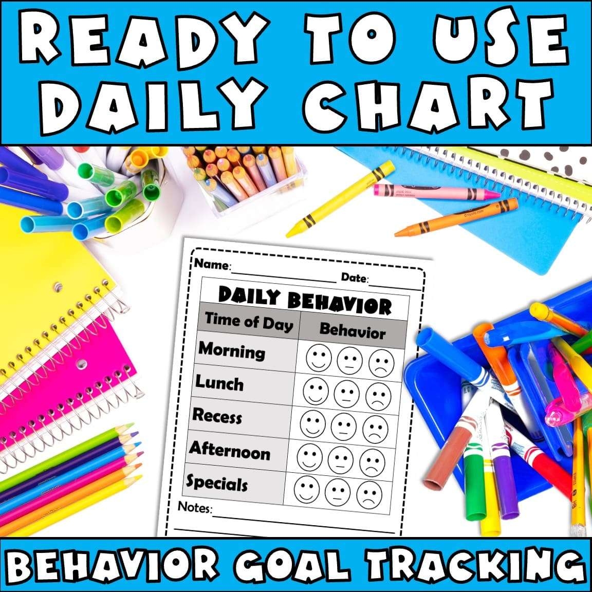 Free Printable Daily Behavior Chart